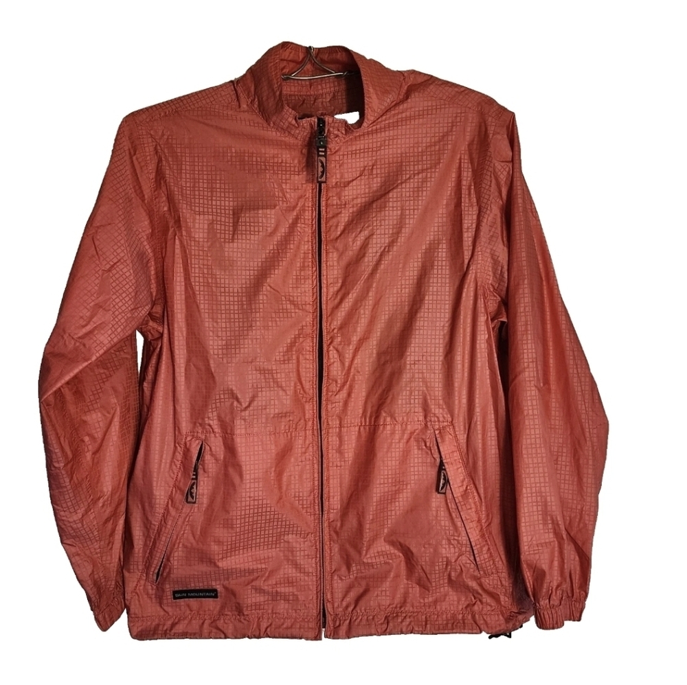 Sun Mountain Coral Golf Wind Breaker Jacket Women Size Small Zip Cinch Light